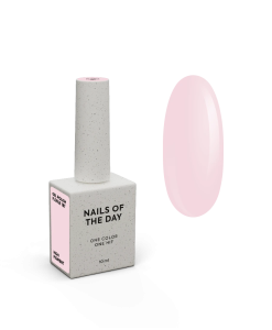 NAILSOFTHEDAY Gel Polish Floria — esmalte semipermanente rosa pastel con cobertura en una capa, 10 ml