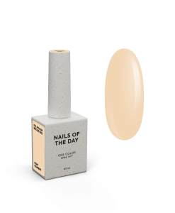 NAILSOFTHEDAY Gel Polish Nectar — esmalte semipermanente melocotón pastel con cobertura en una capa, 10 ml